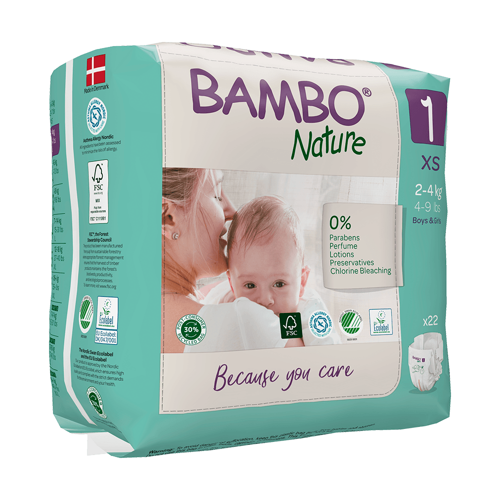 Bambo Nature No:1 Yenidoğan 2-4kg | ecoBebekBezi