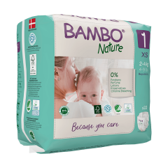 Bambo Nature No:1 Yenidoğan 2-4kg | ecoBebekBezi