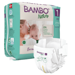 Bambo Nature No:1 Yenidoğan 2-4kg | ecoBebekBezi