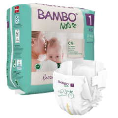 Bambo Nature No:1 Yenidoğan 2-4kg | ecoBebekBezi