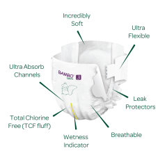 Bambo Nature Ekolojik No:3 Midi 5-9kg | ecoBebekBezi